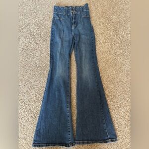 Twenty Dark Blue Flare Jeans